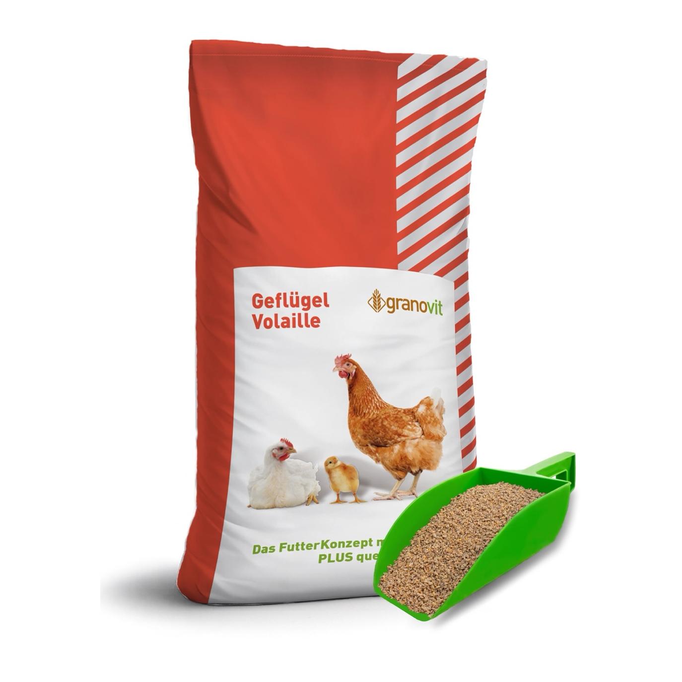 granovit Kükenfutter - Aufzuchtfutter für Küken (1-16 AW) mit Kokzidiostatik, Granulat
