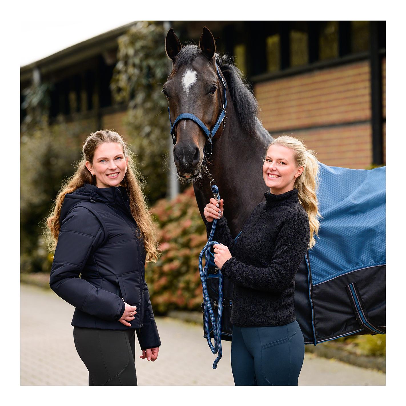 QHP Pullover mit halbem Reissverschluss Teddie