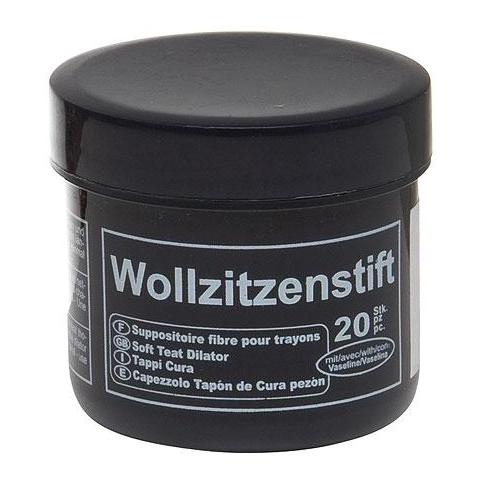 Kerbl Wollzitzenstifte mit Salbe Schwarz