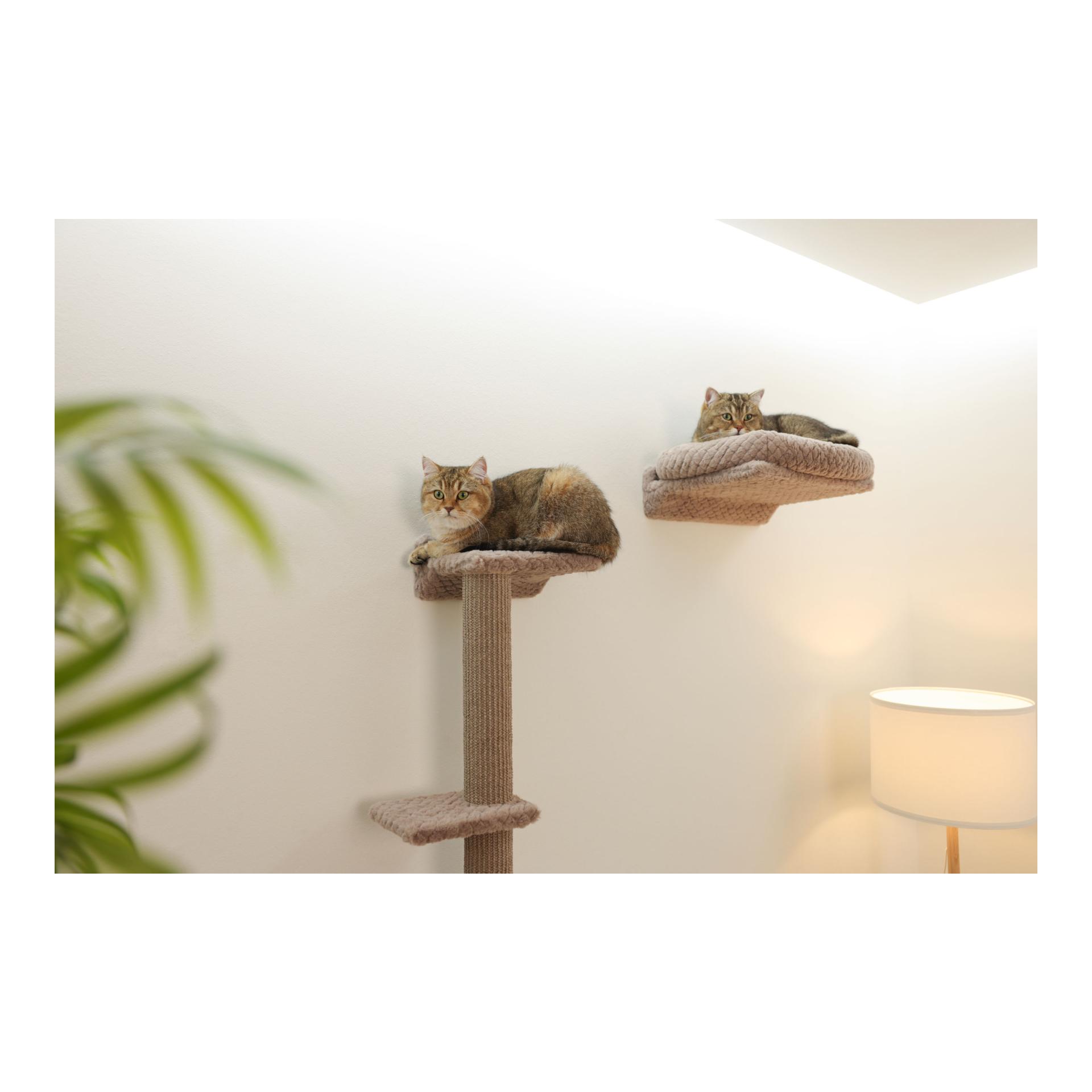 Kerbl Pet Kletterwand Monte Alpi für Katzen, 4-teilig