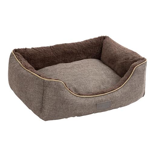 Kerbl Pet Kuschelbett Samuel, grau/braun