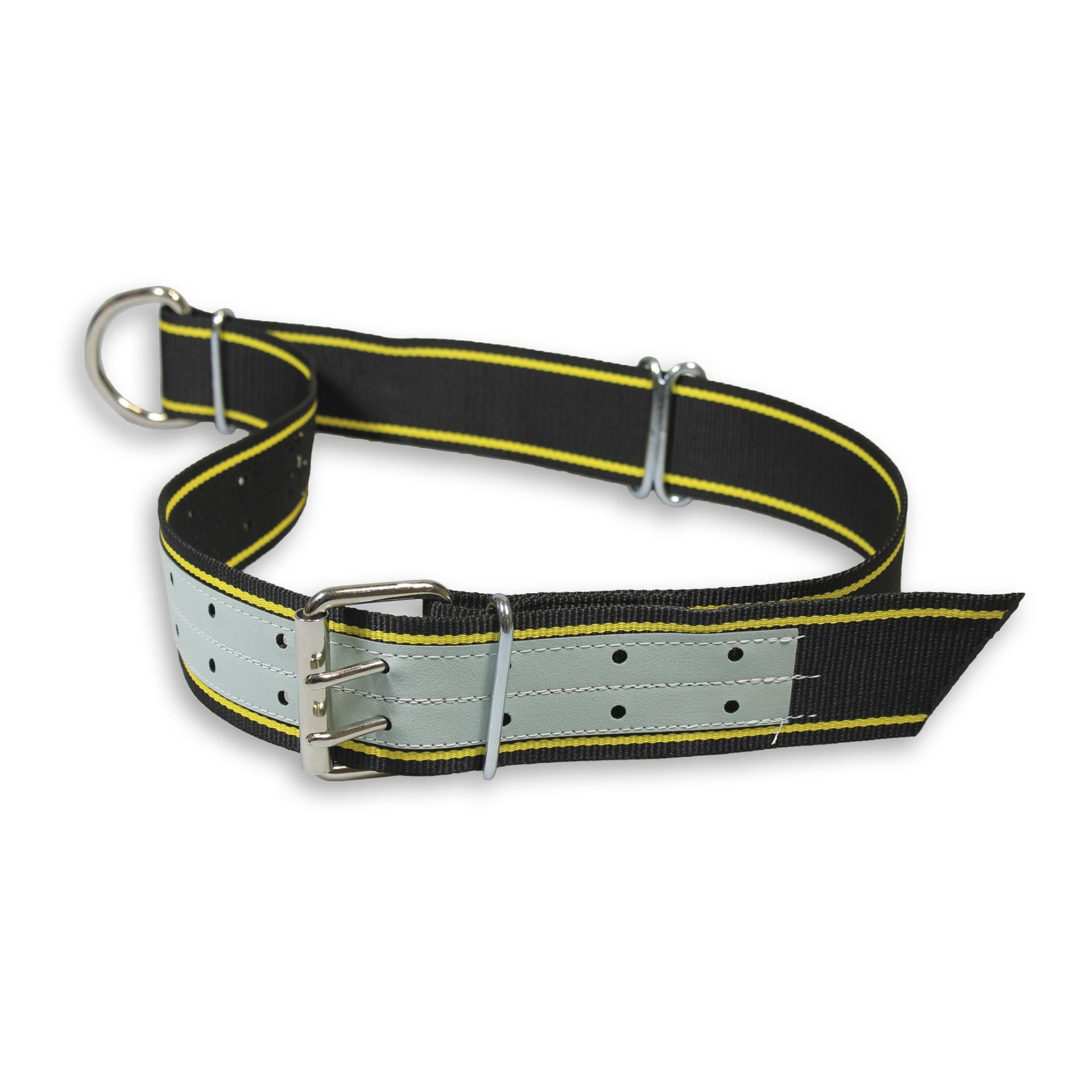 Mainer Halsband für Bulle 70 mm Schwarz/Gelb