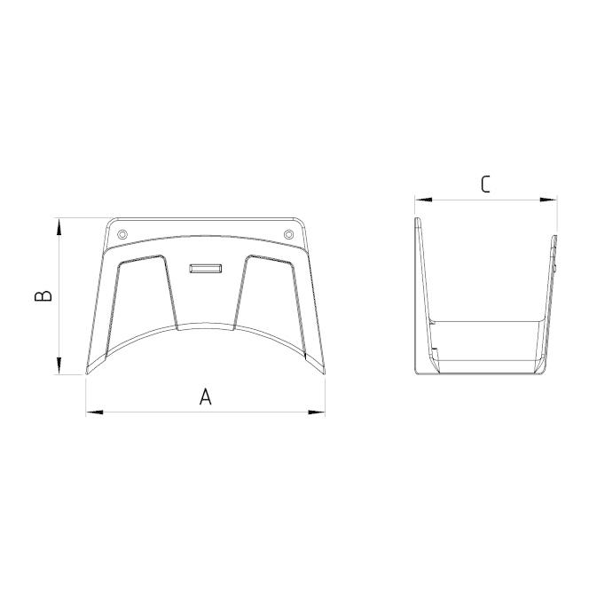 Geka Plus Wandschlauchhalter Leichtmetall