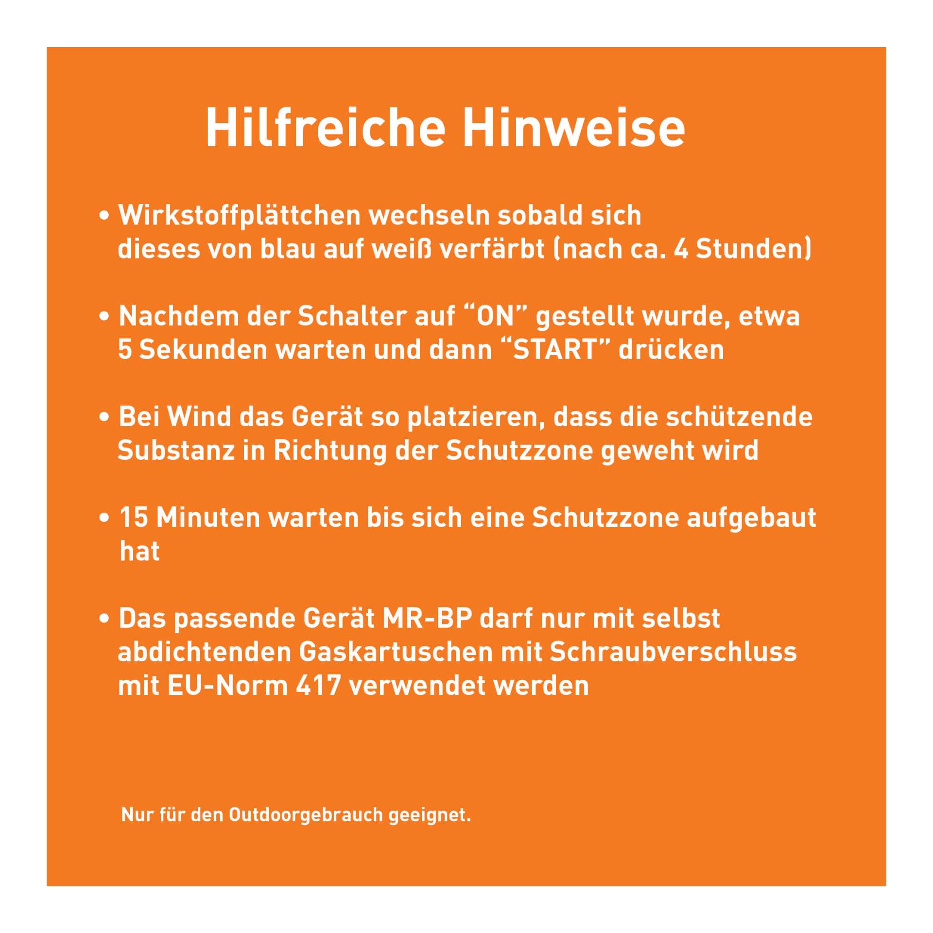 Thermacell 3 Wochen Nachfüllpack Backpacker