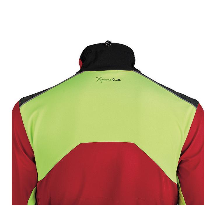 PSS X-treme Shell Softshelljacke - rot/gelb