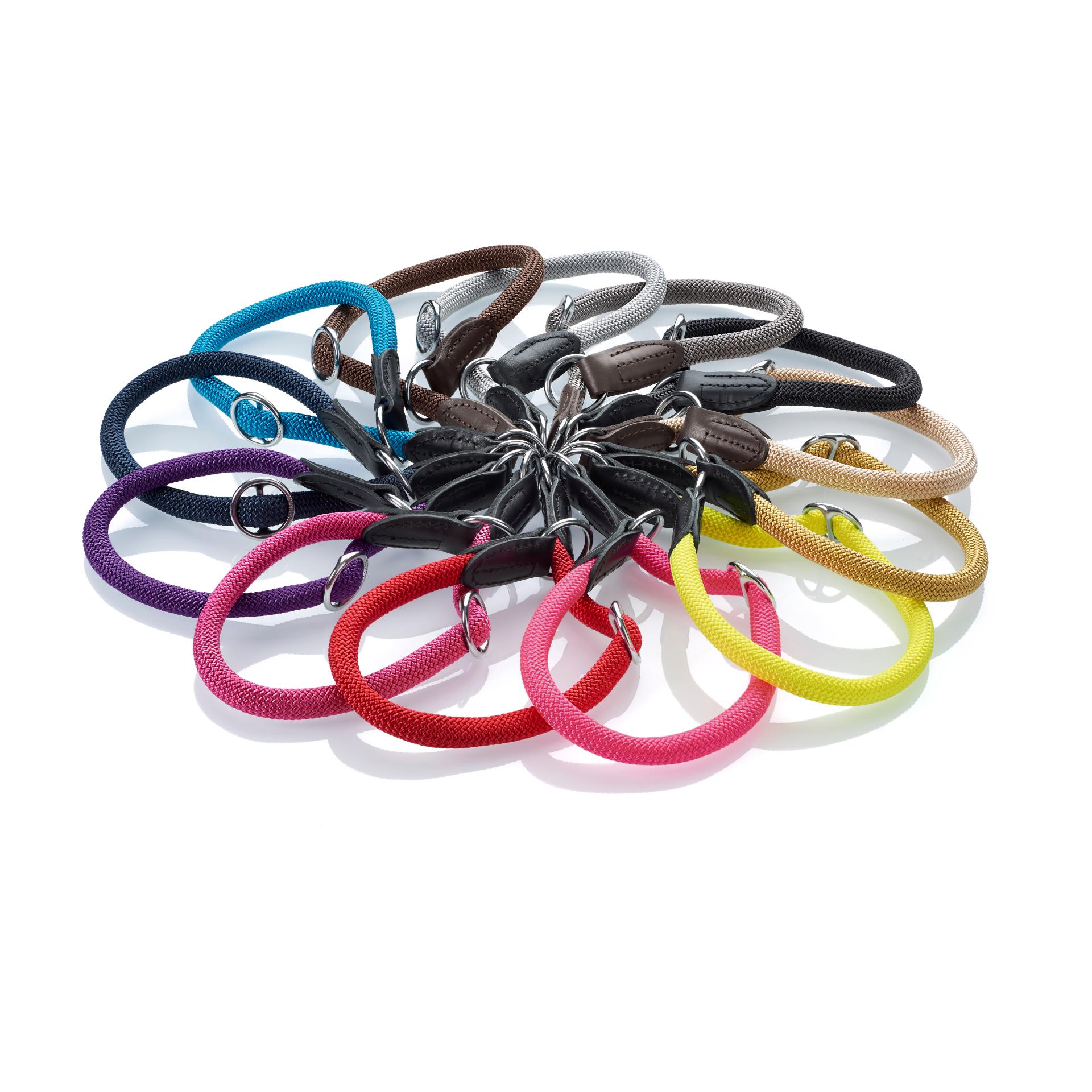 Hunter Dressurhalsband Freestyle mit Stopper - petrol