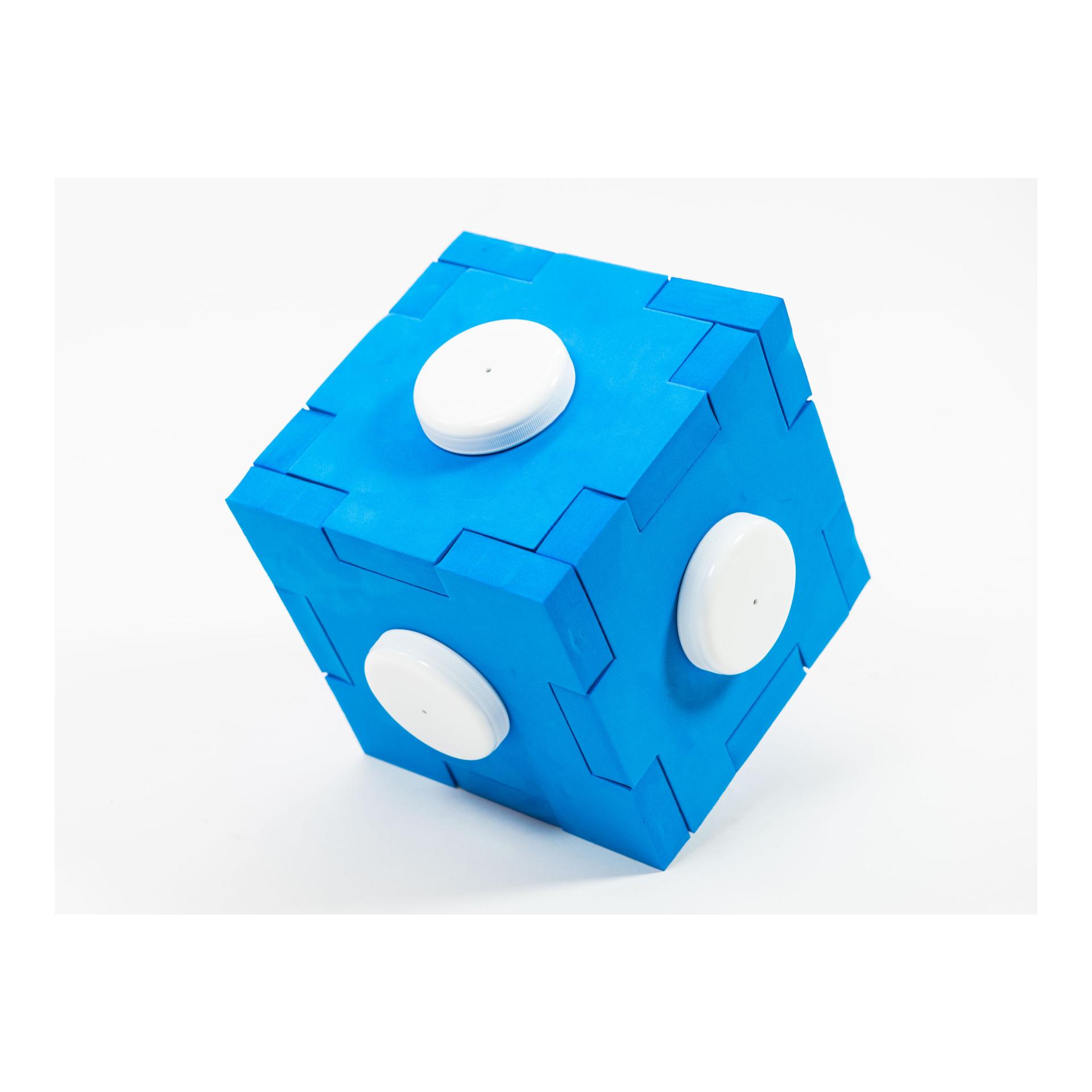 Josty Schnüffel Cube - Intelligenzspielzeug für Hunde Blau/Weiss