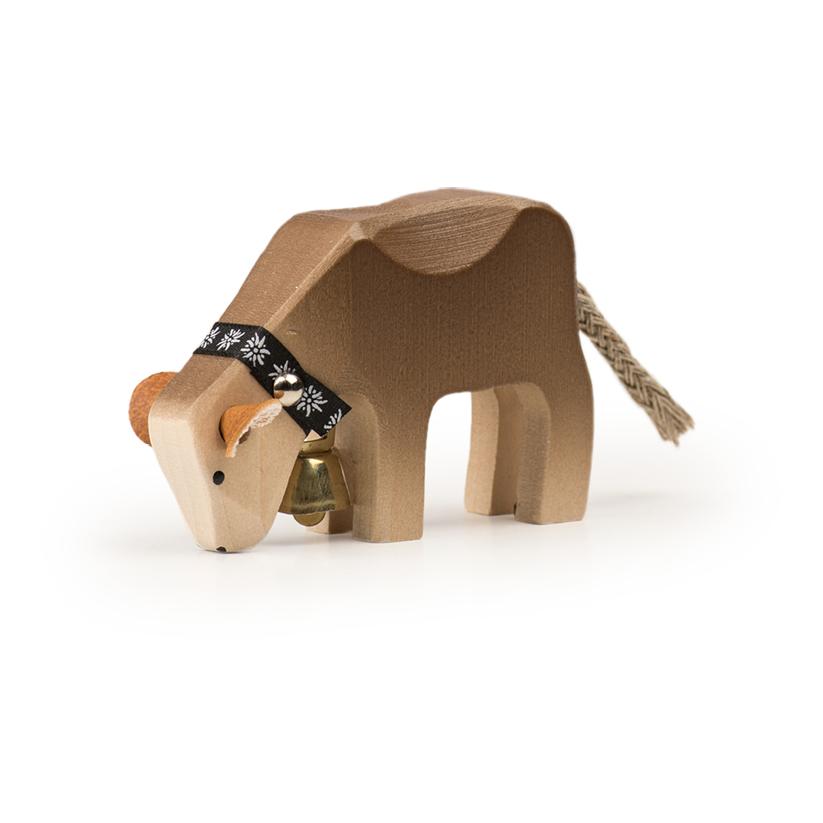 Trauffer Veau Braunvieh qui mange