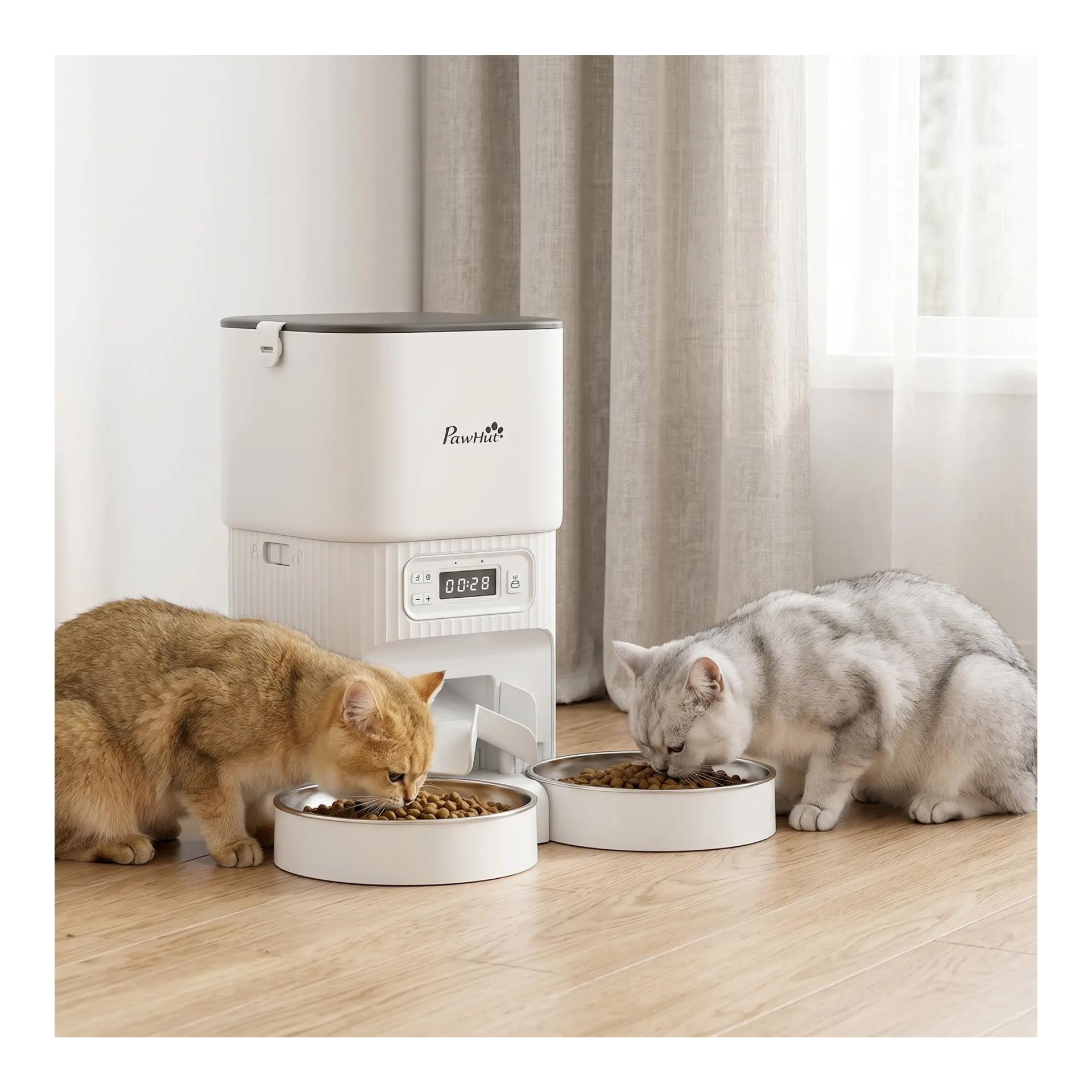 Mainer Automatischer Katzenfutterspender mit Zeitschaltuhr