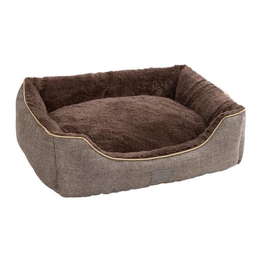 Kerbl Pet Kuschelbett Samuel, grau/braun