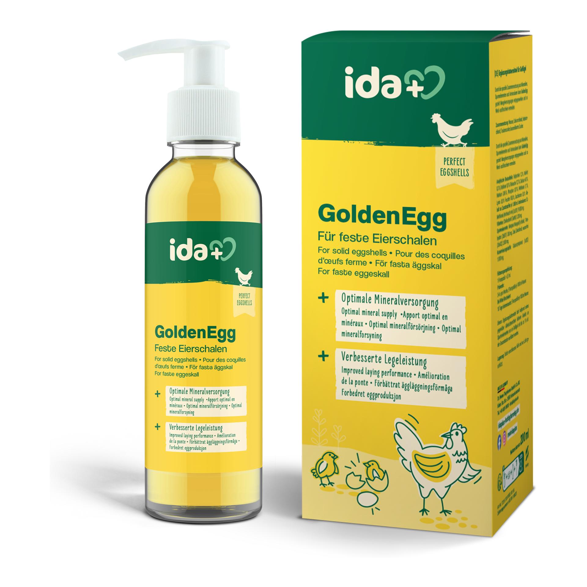IdaPlus GoldenEgg - für feste Eierschalen