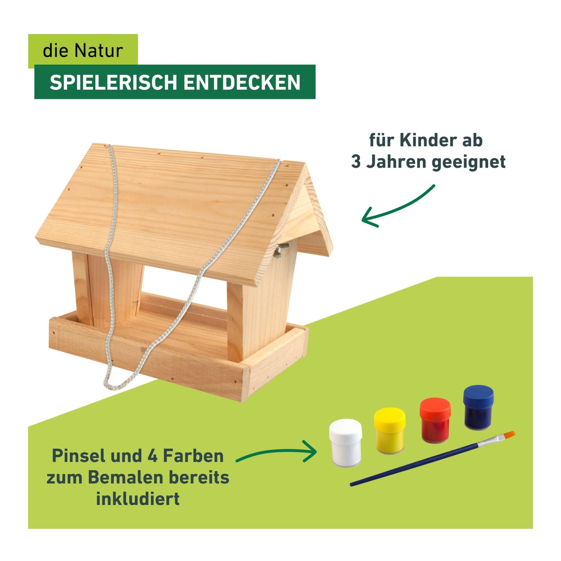 Windhager Vogelhaus-Bausatz Woodpecker für Kinder