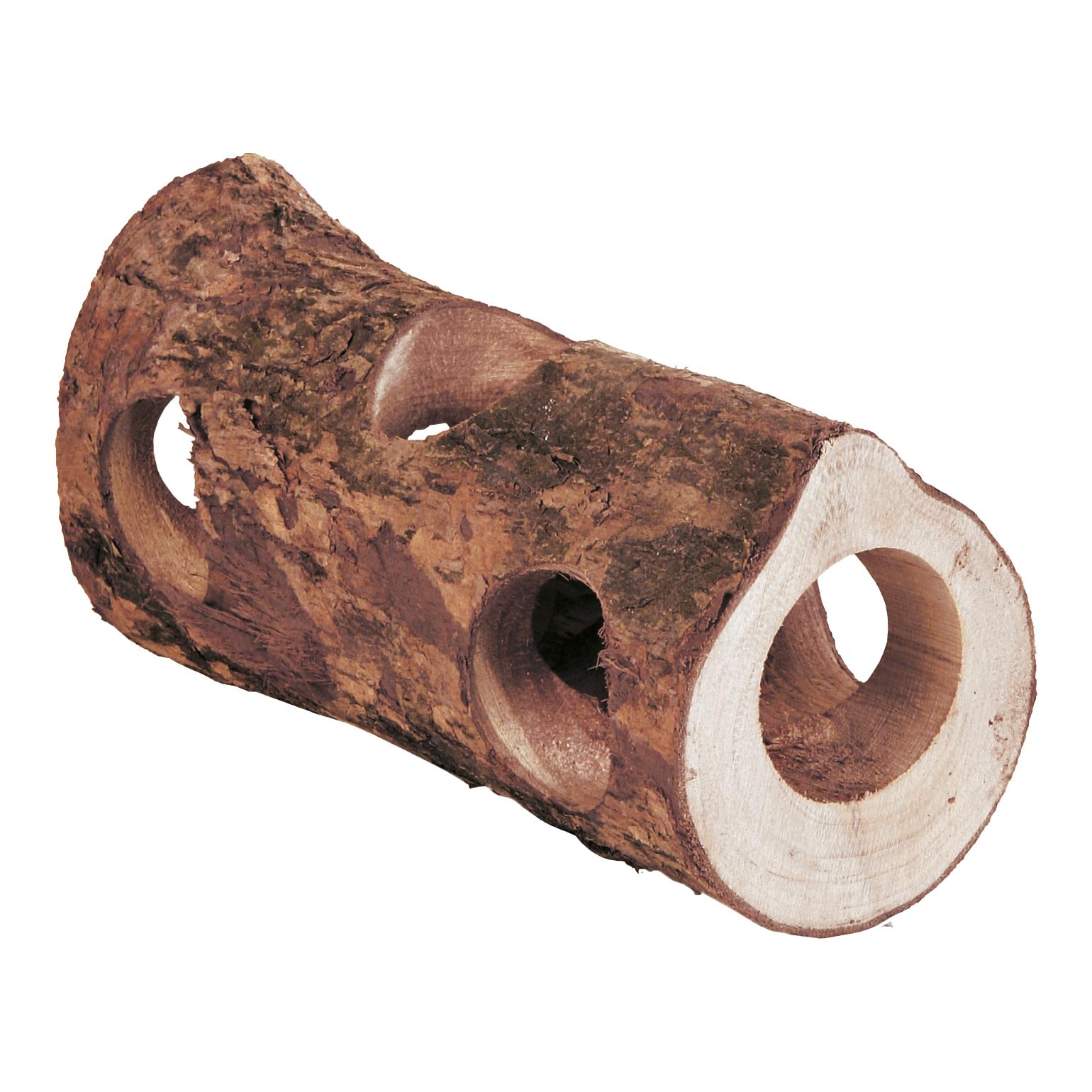 Josty Tunnels tubulaires en bois naturel pour petits animaux