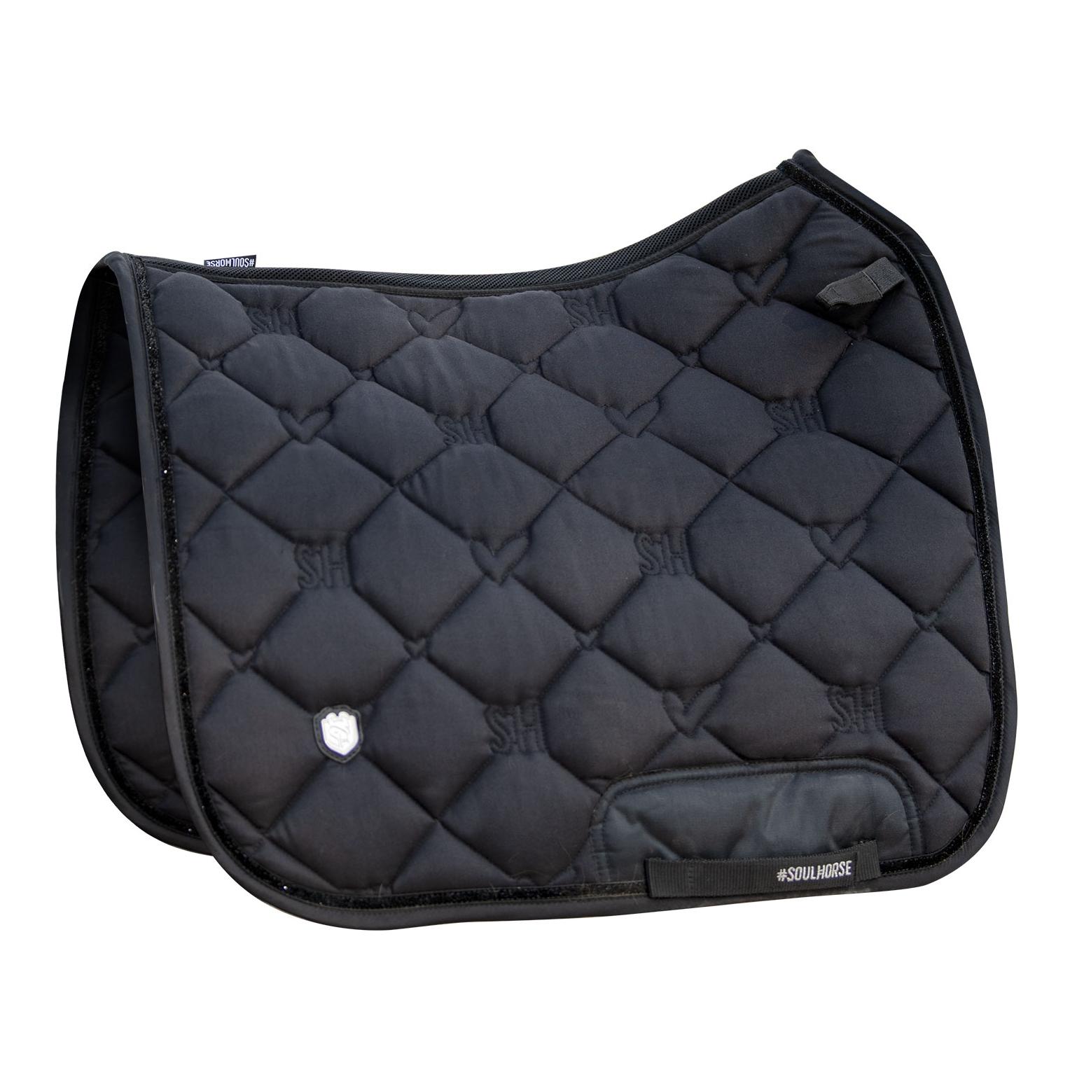 Soulhorse Schabracke Dressur "Black Glitter" Schwarz