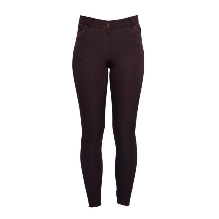 HKM Reithose Rosegold Glamour Style Silikon-Vollbesatz
