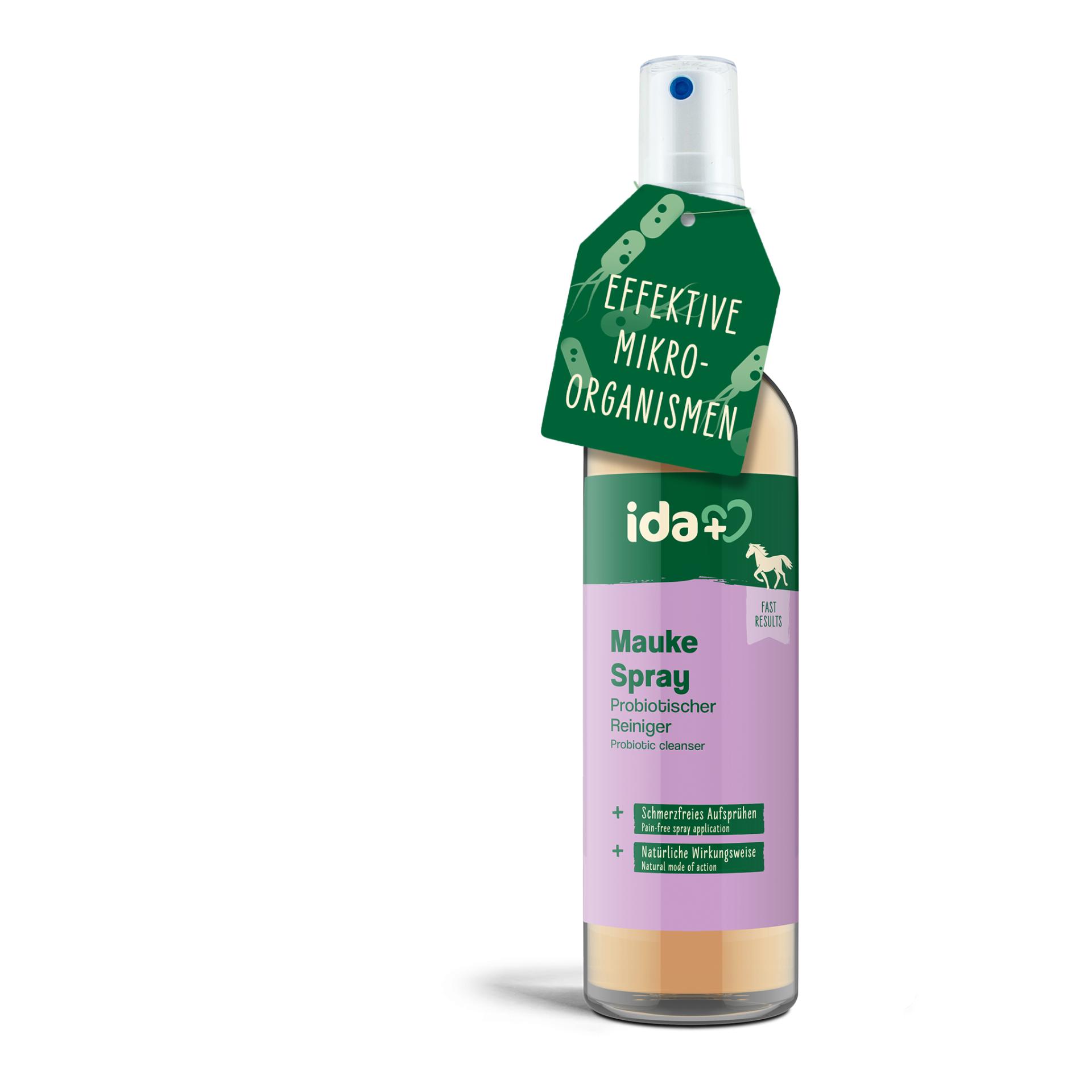 IdaPlus Spray anti-mauque pour chevaux - aide rapide en cas de mauque, de pourriture des rayons &amp; d'eczéma