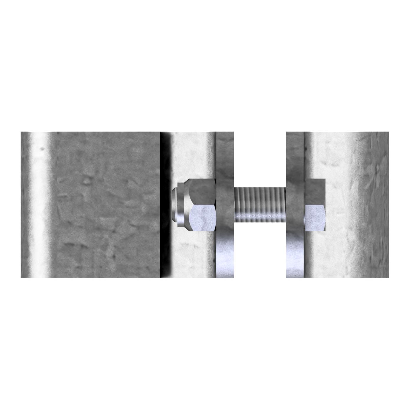 Agritubel Collier de serrage simple avec support de verrou