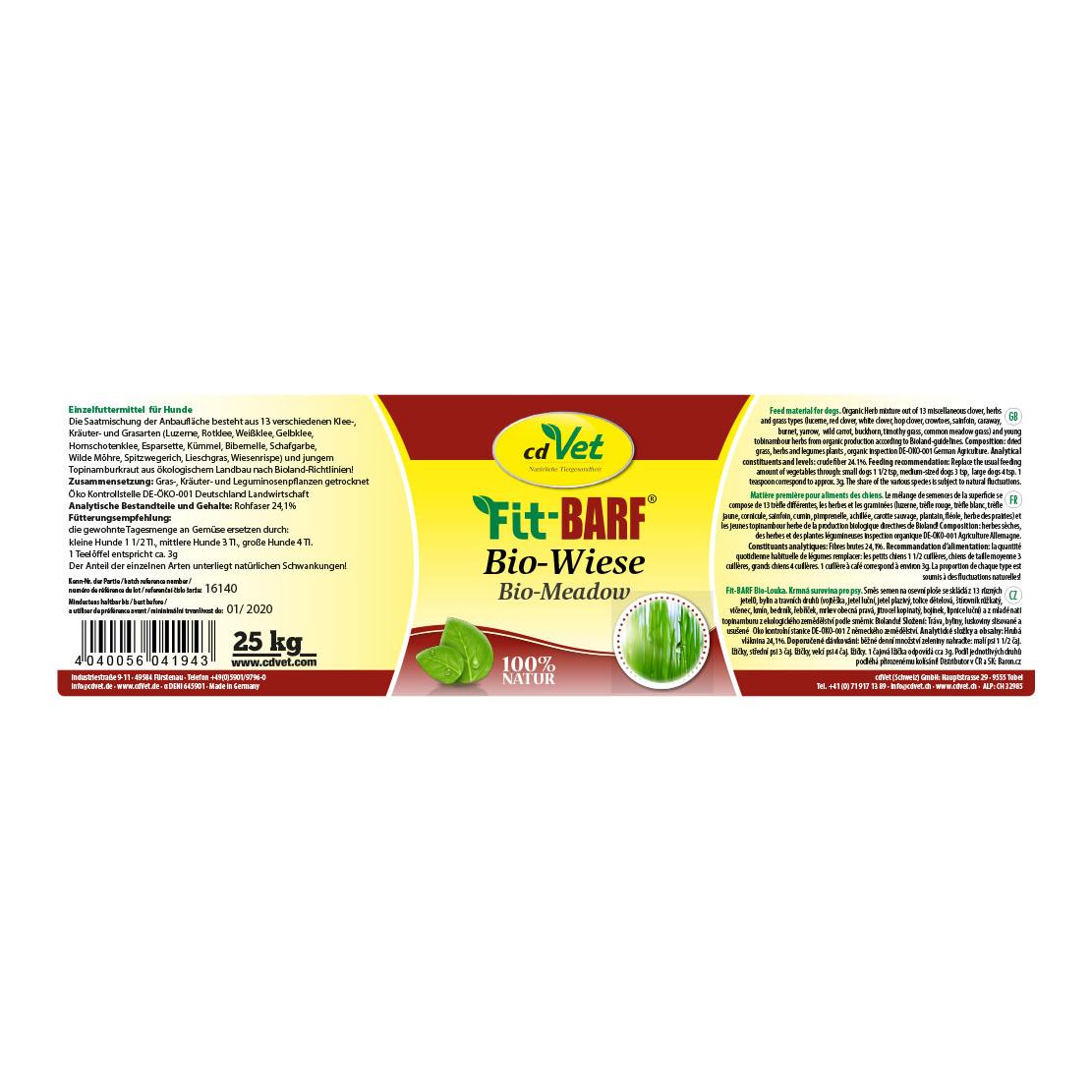 cdVet Fit-BARF Bio-Wiese