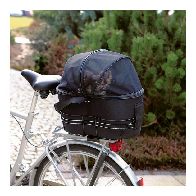 TRIXIE Sacoche de vélo pour porte-bagages - noir