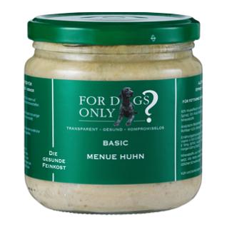 For Dogs Only? Menu de base poulet