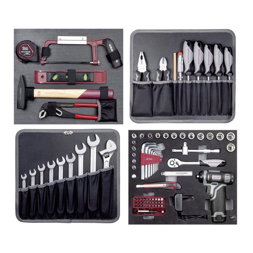 Kraftwerk Caisse à outils B152 - 104 pièces