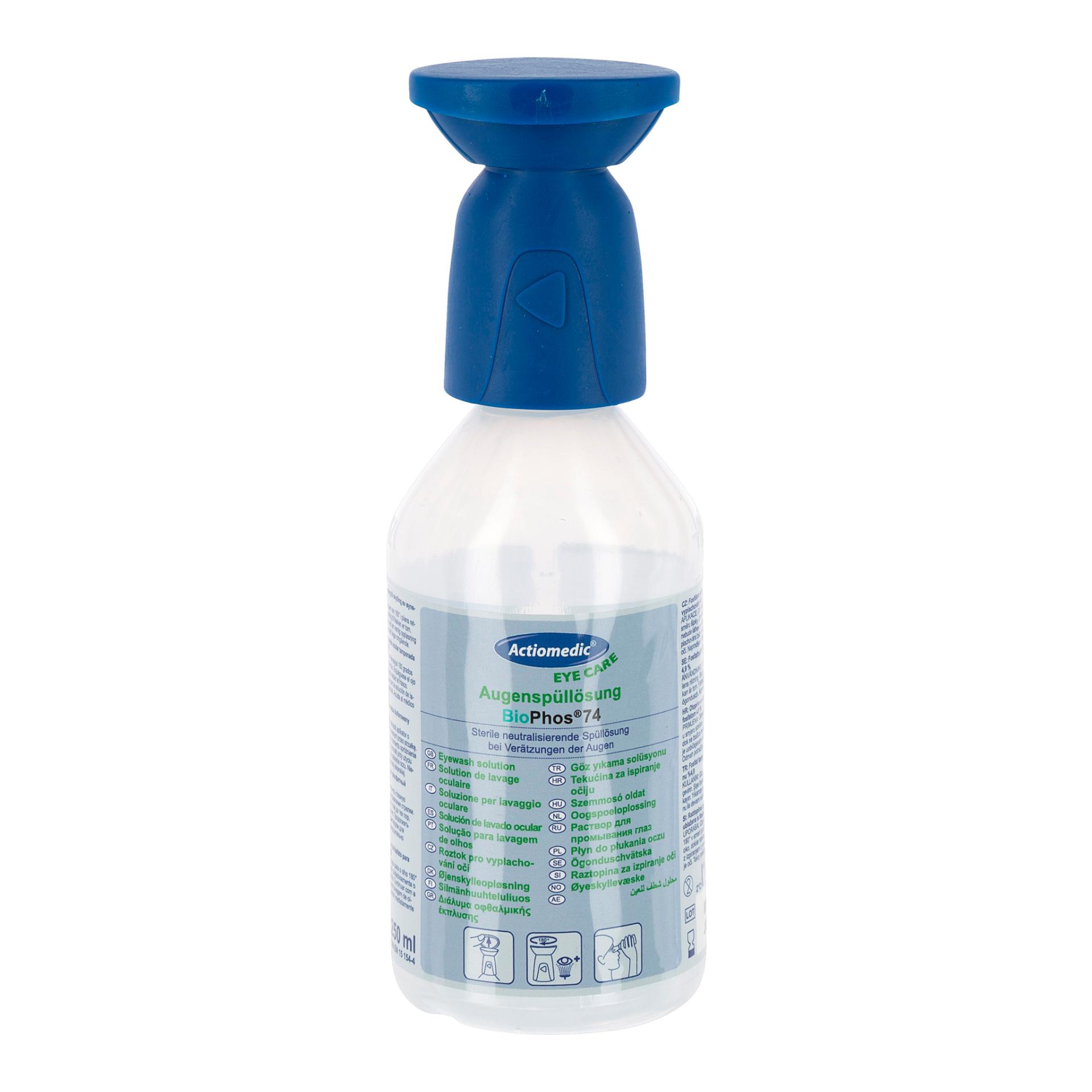 Kerbl Augenspülflasche 250ml 4,9% Phosphatpufferlösung Weiss