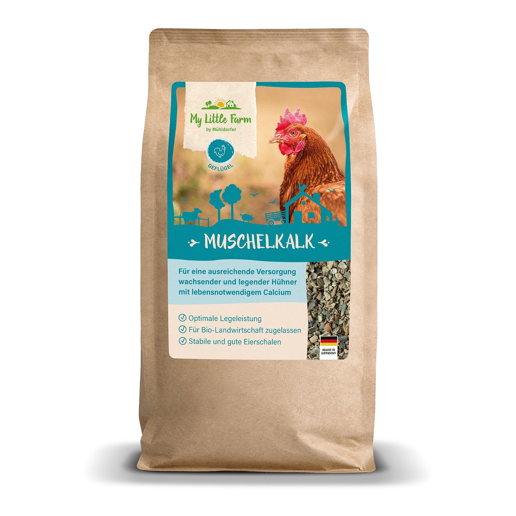 My Little Farm Calcaire de coquillages pour volailles, 2 kg
