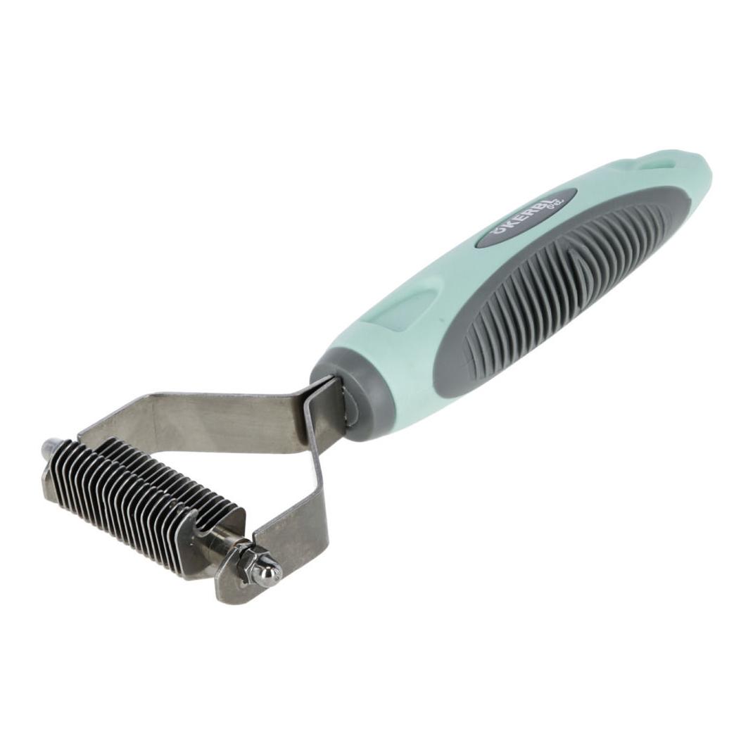 Kerbl Pet Fell-Entfilzungsstriegel 20 Klingen Mint/Grau