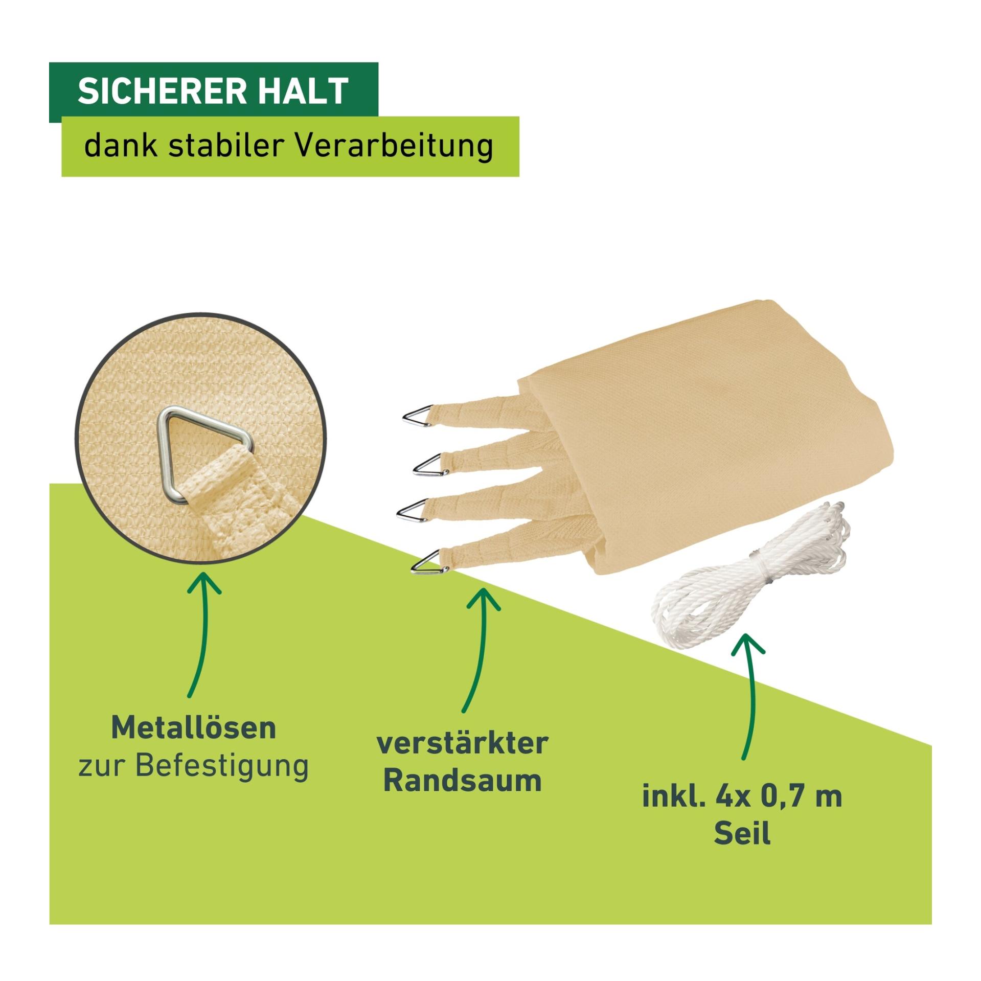 Windhager Sonnensegel Capri - Rechteck