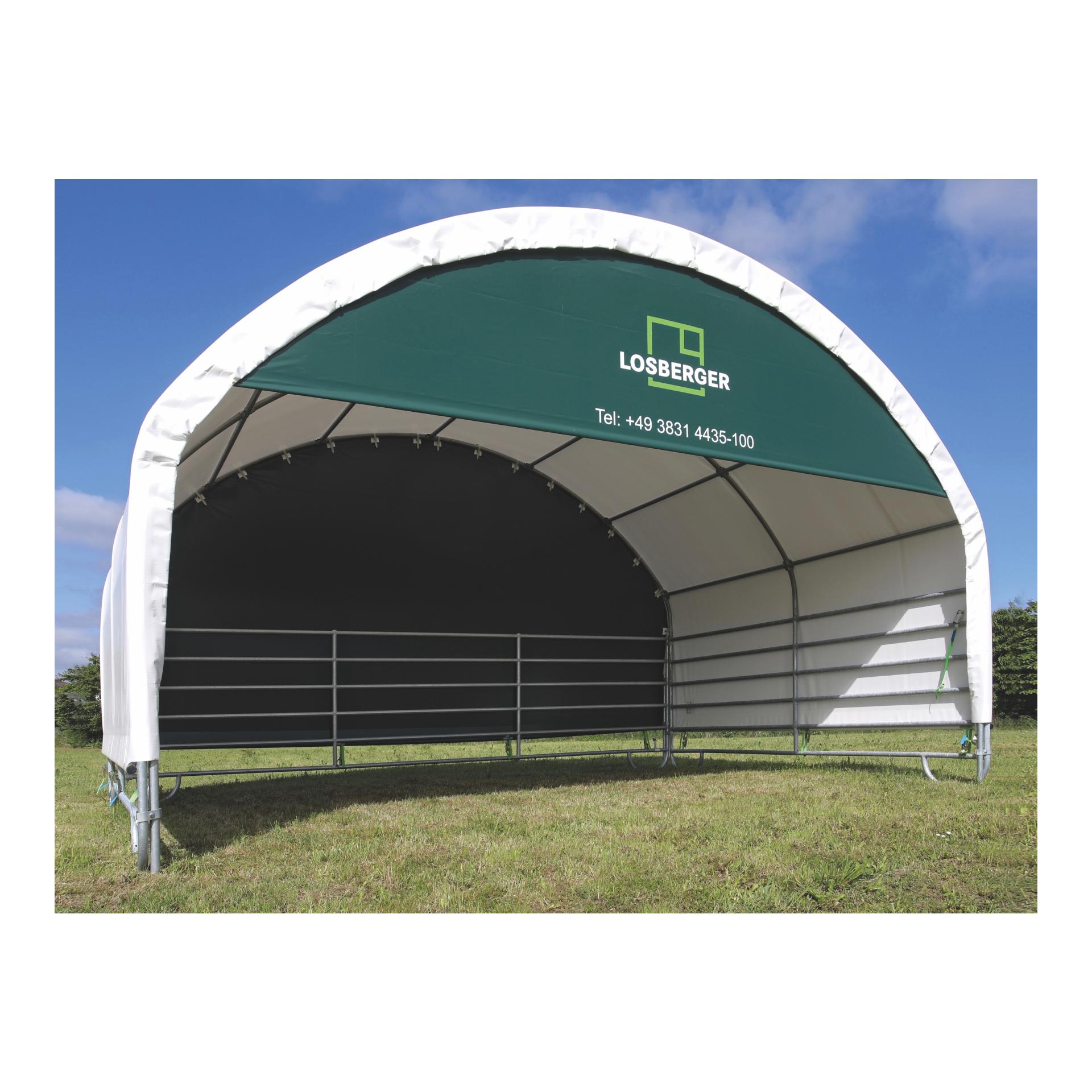 Coverall Mobiler Weideunterstand mit langer Dachplane