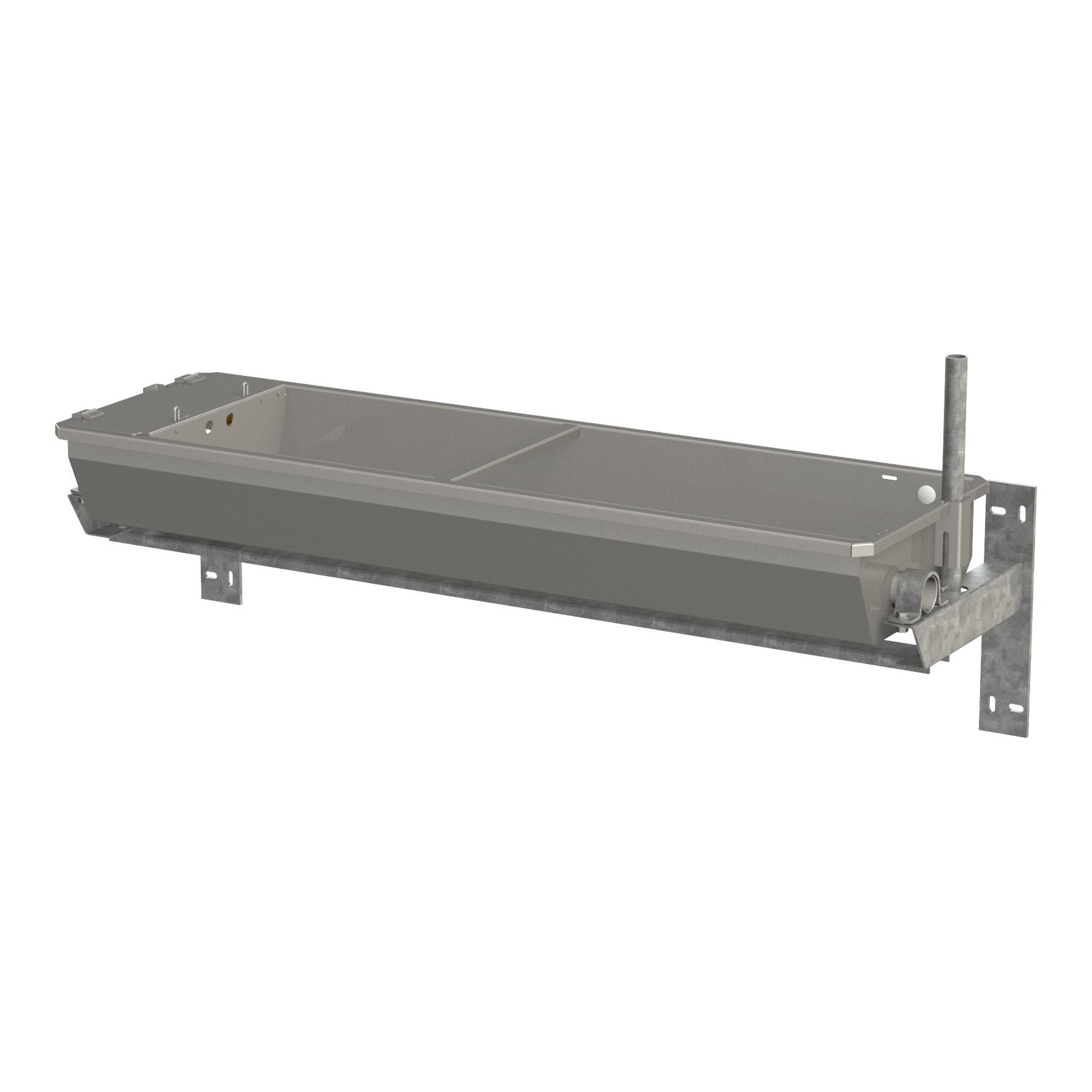Kerbl Abreuvoir basculant en acier inoxydable pour montage mural