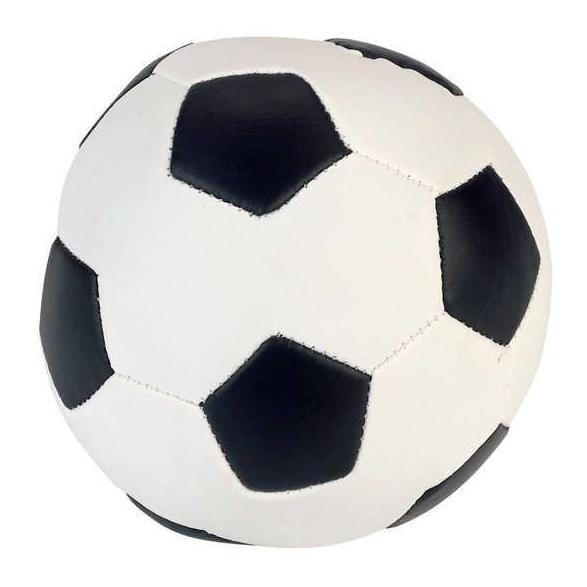 Kerbl Pet Soft-Soccer-Ball Schwarz-Weiss