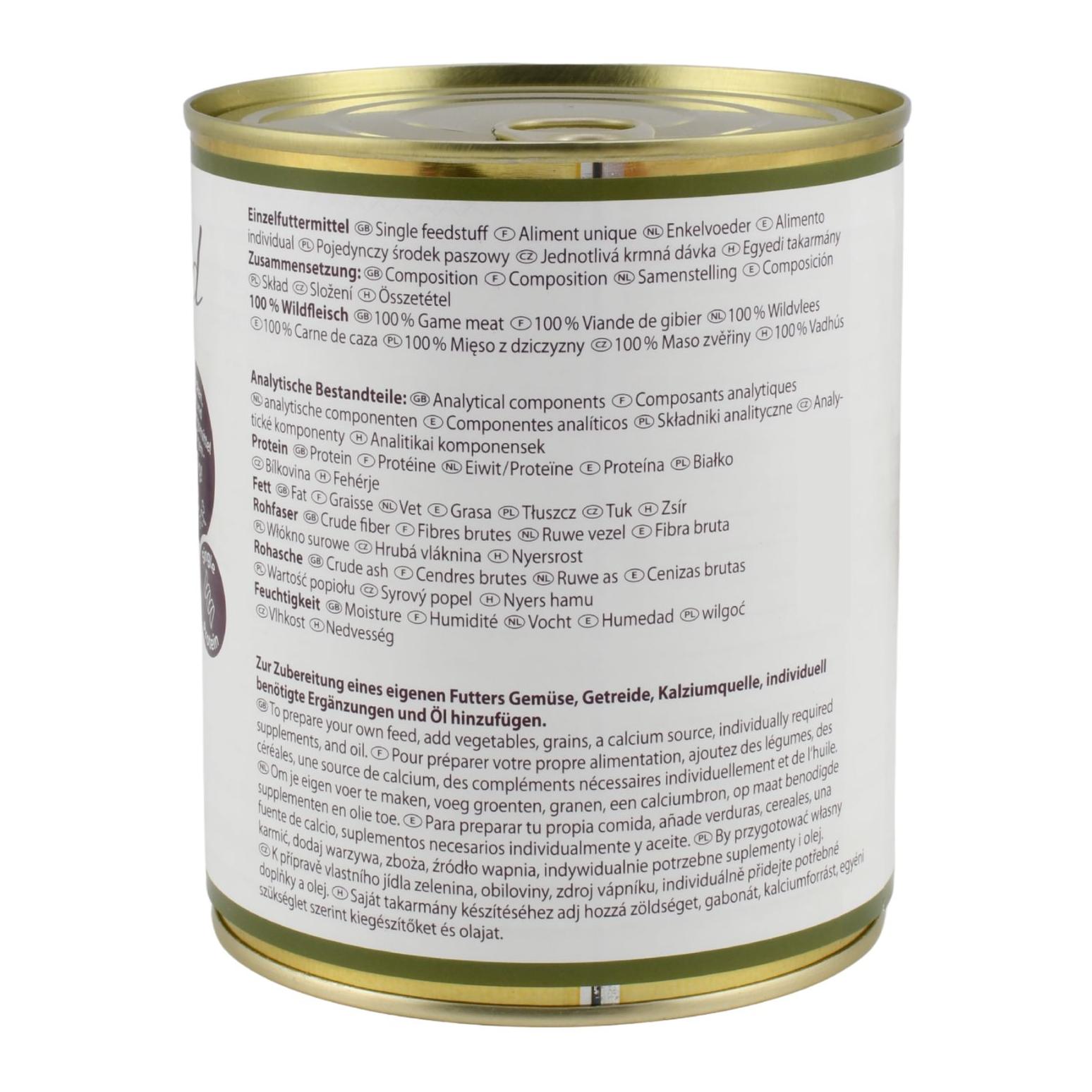 Lunderland Viande de gibier pour chiens et chats