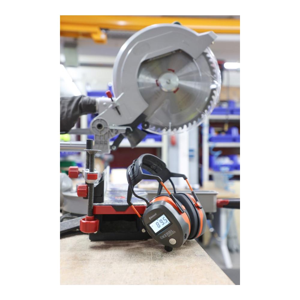 Kerbl Works Protection auditive multimédia avec fonction radio et Bluetooth