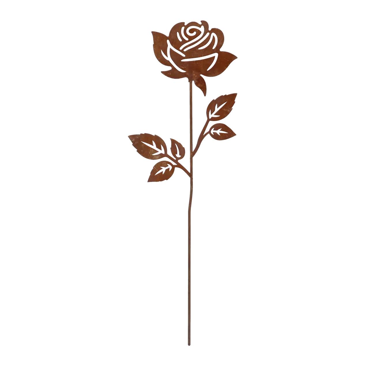 Esschert Rost Gartenstecker Rose