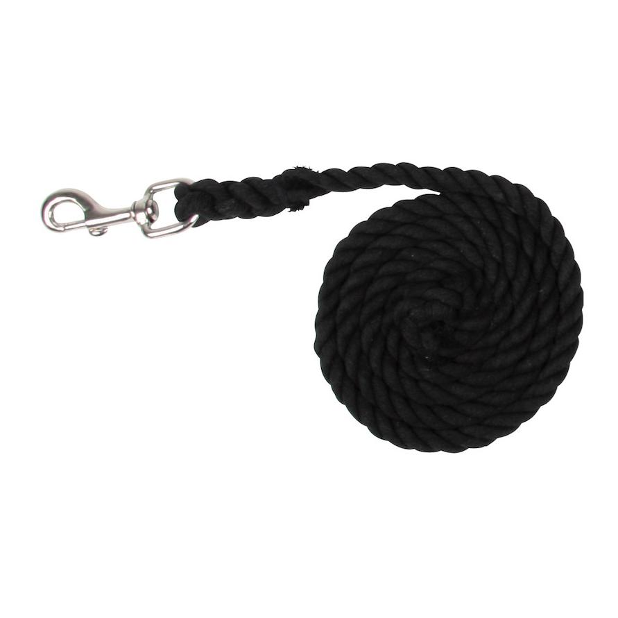 Waldhausen Anbinde- und Führstrick Cotton - schwarz