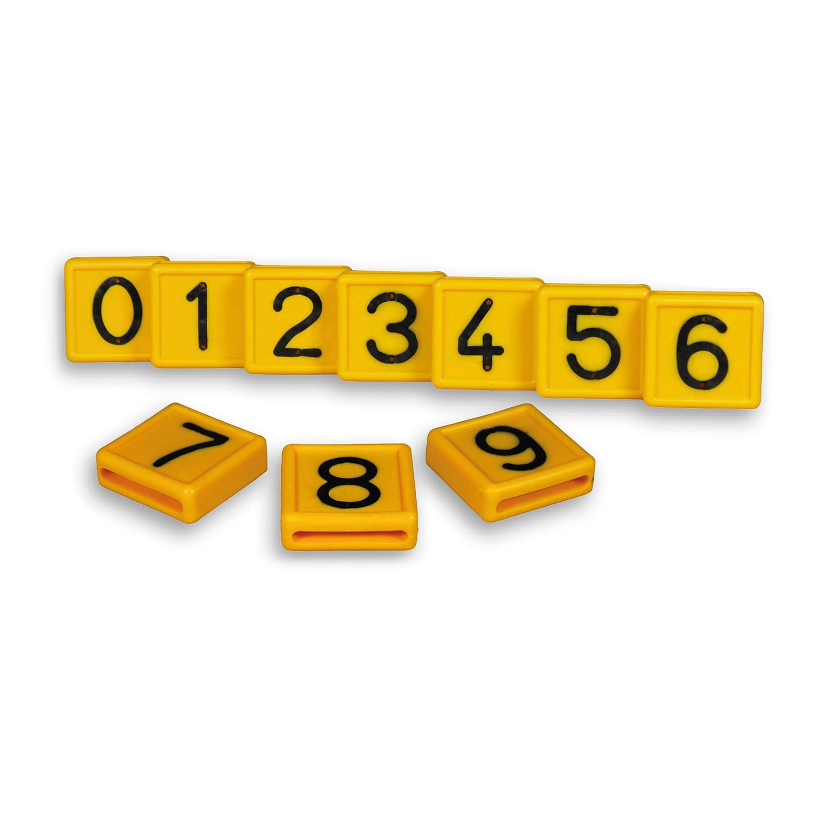 Mainer Nummernblock 36x36 mm CRS1 für Kühe/Pferde Standard 0 - 9