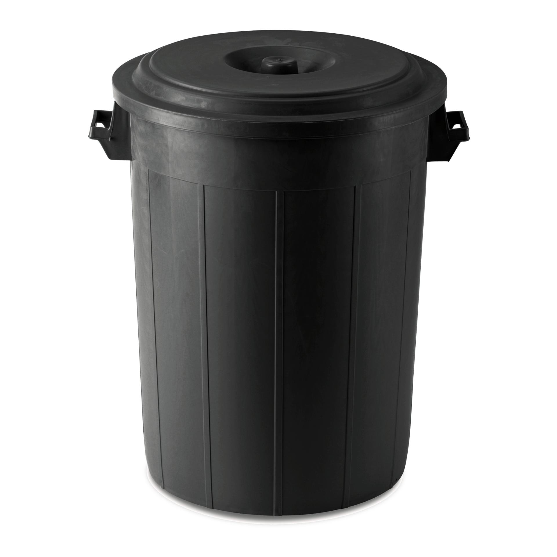 Kerbl Futtertonne - schwarz