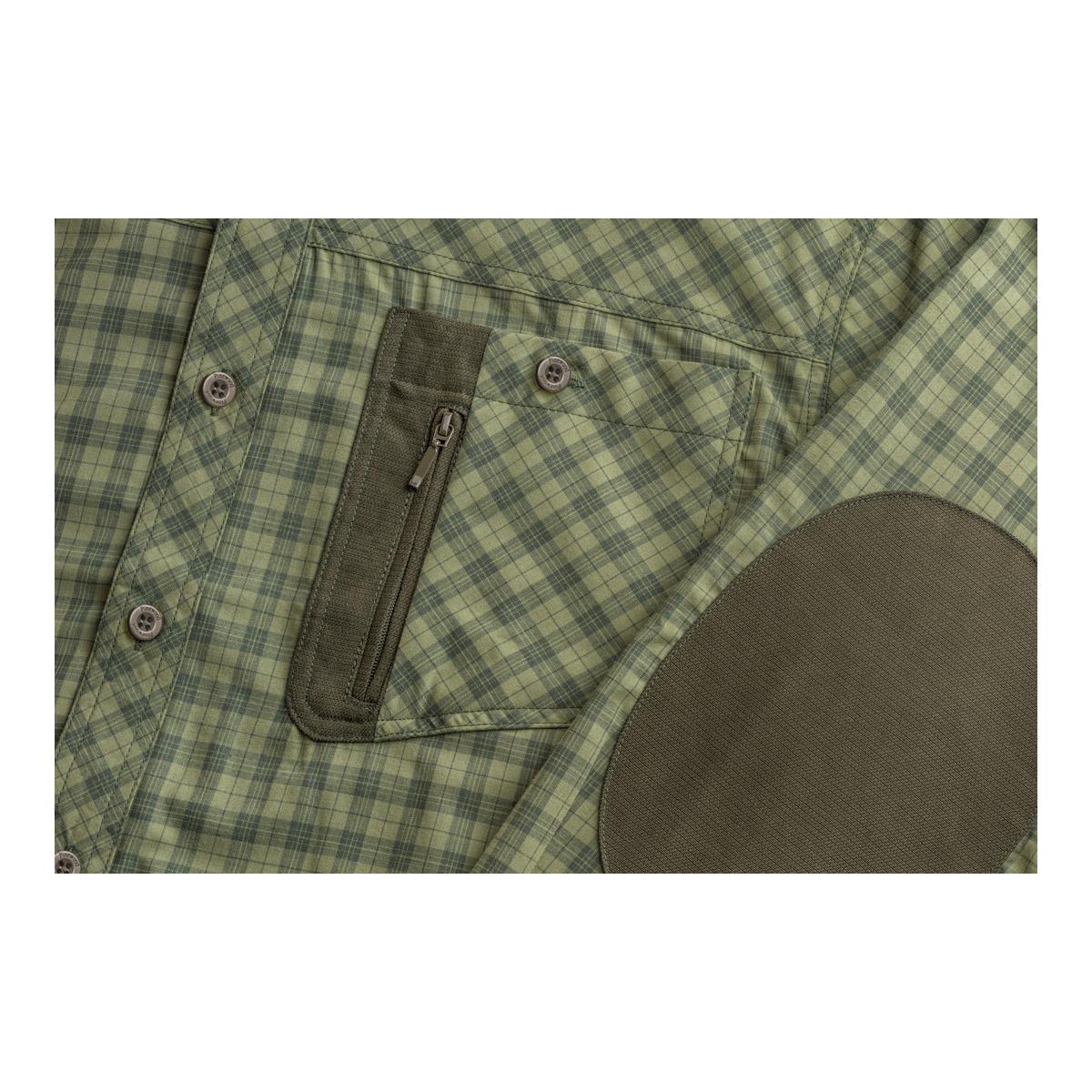 Pinewood Chemise à manches longues Wolf - olive/à carreaux
