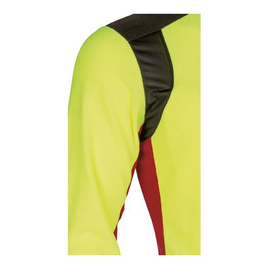 PSS T-shirt polaire X-treme Polar - jaune/rouge