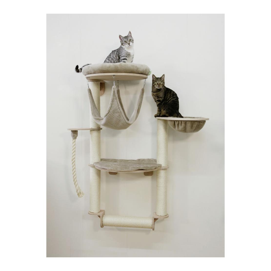 Kerbl Pet Arbre à chat mural Dolomit Grappa Pro - taupe