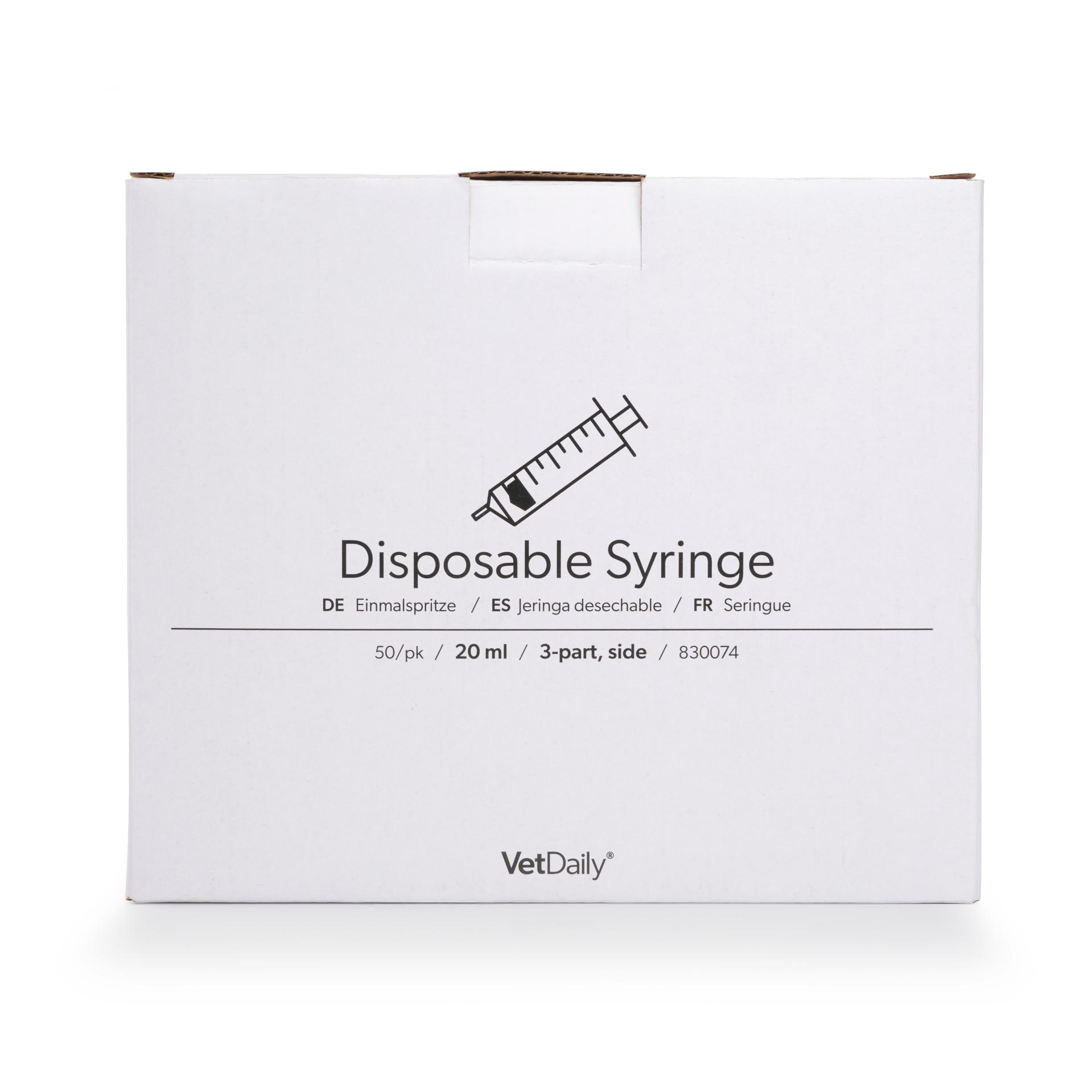 VetDaily Seringues en 3 parties