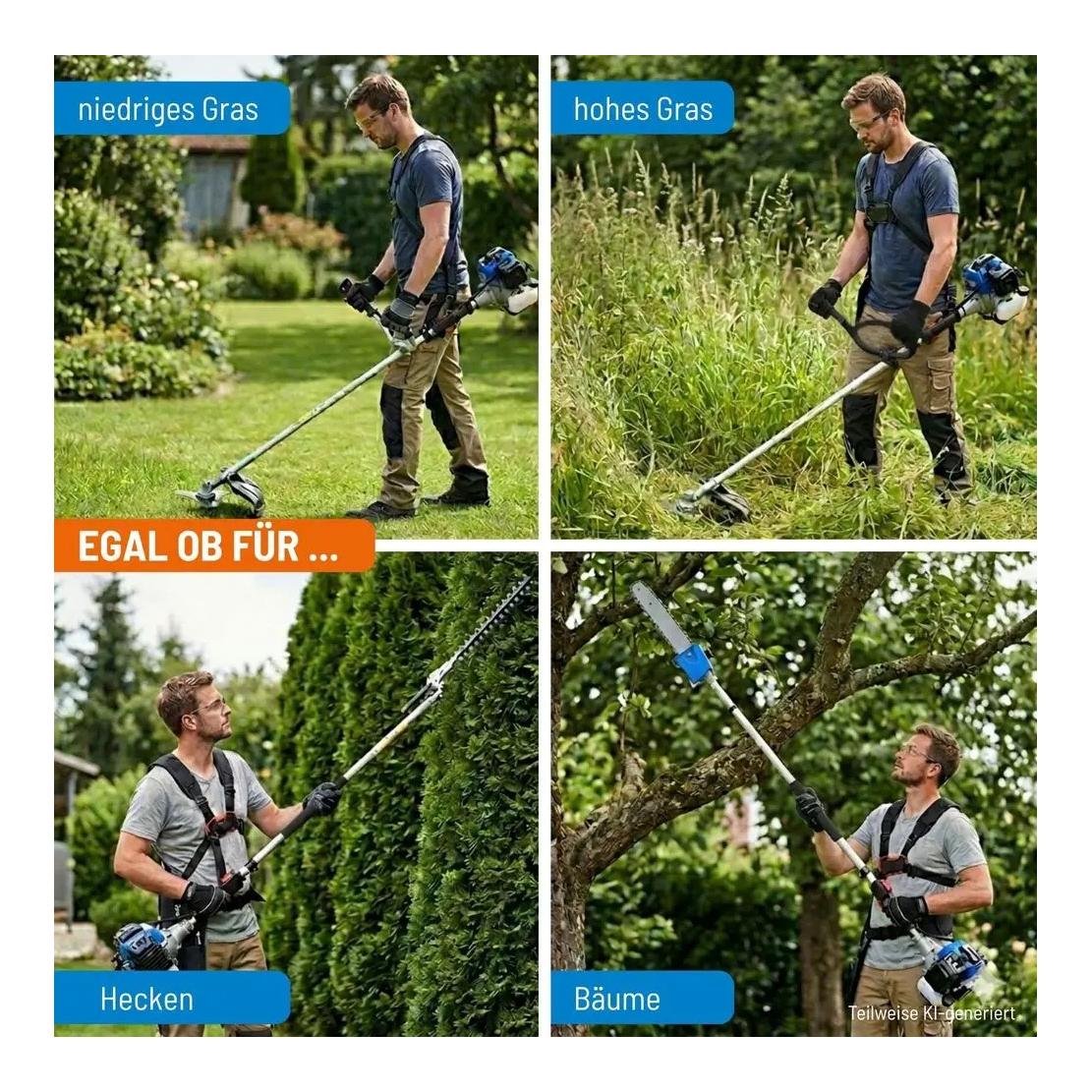 Güde 4 in 1 Gartenpflegeset GPS 1001