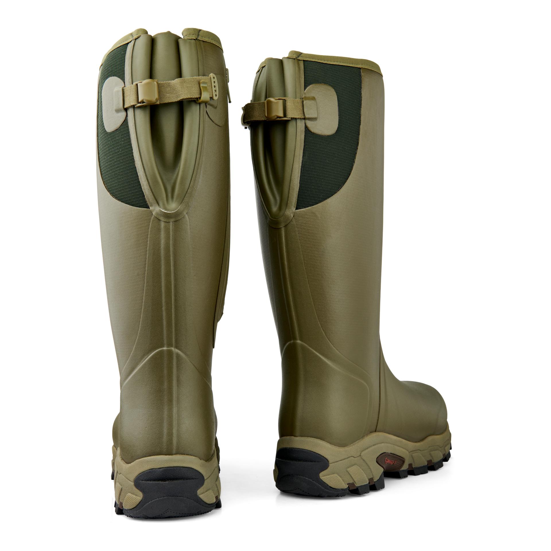Gateway1 Bottes en caoutchouc Pro Shooter 18" 7 mm avec fermeture éclair latérale