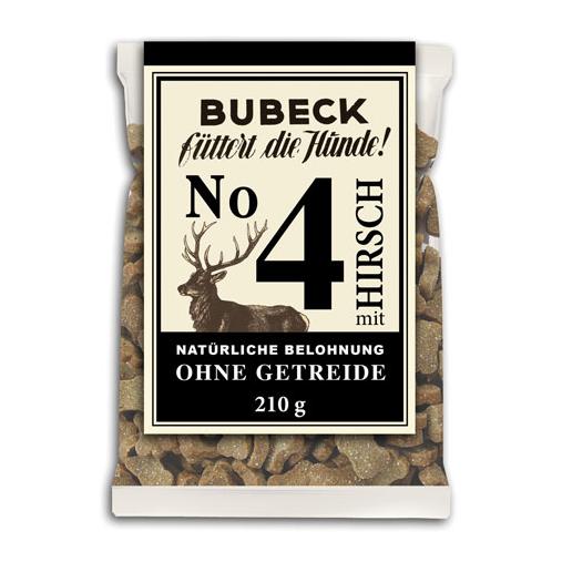 Bubeck Getreidefrei-Snack Nr.4 mit Hirsch 210 g Natur