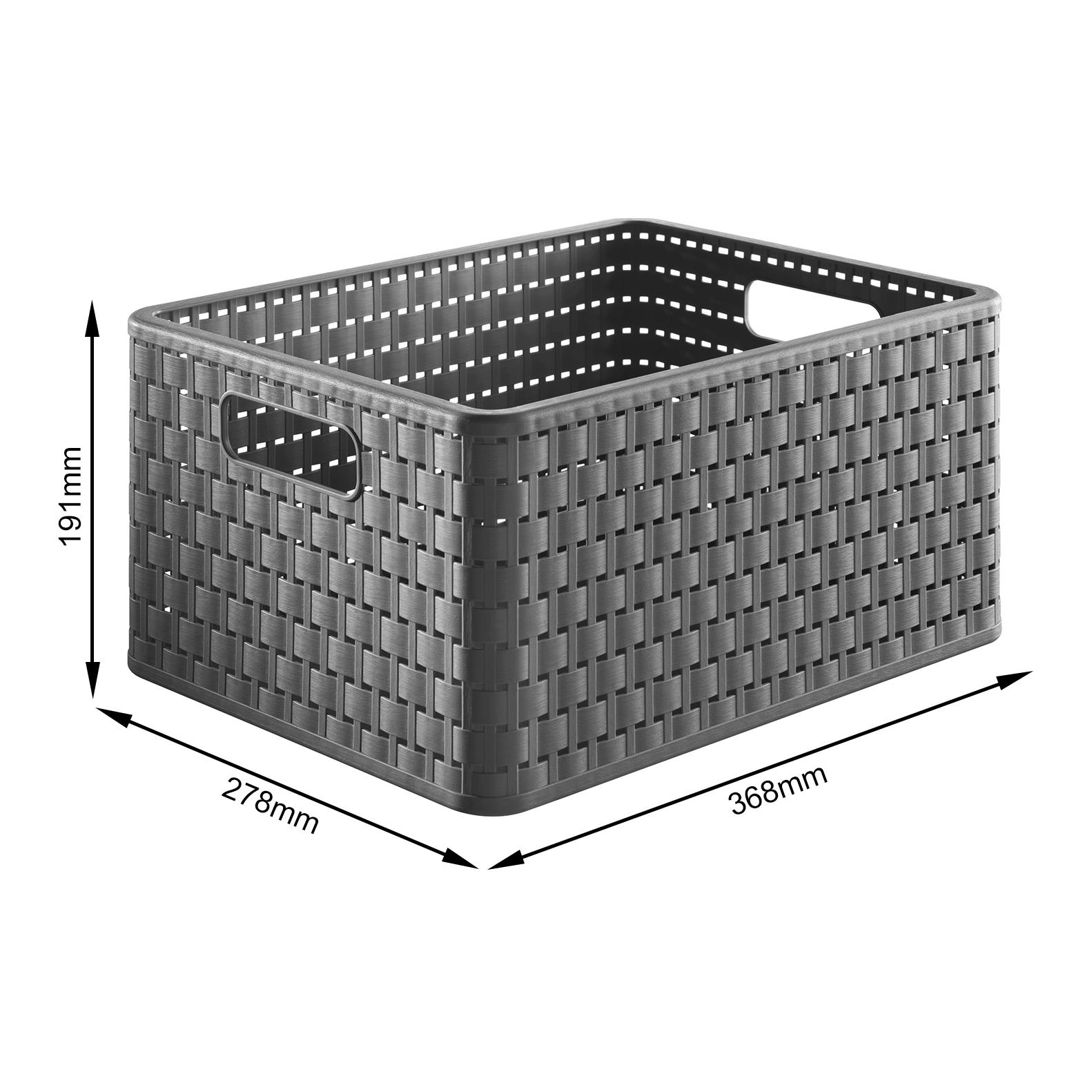 Rotho Korb DIN A4 COUNTRY - 18 Liter
