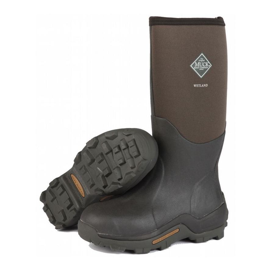 The Original Muck Boot Company Bottes en caoutchouc unisexes Wetland - marron