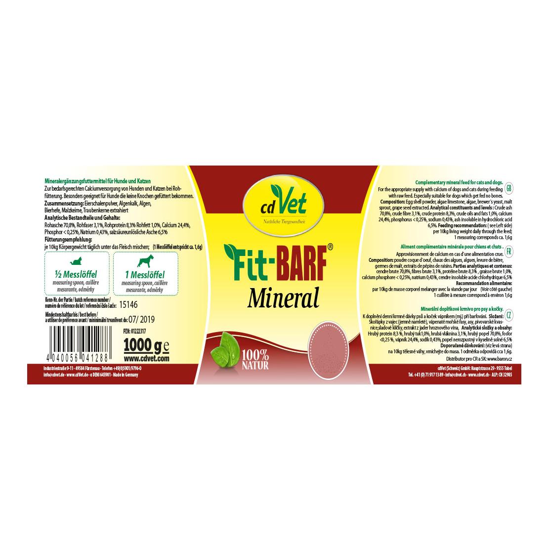 cdVet Fit-BARF Mineral