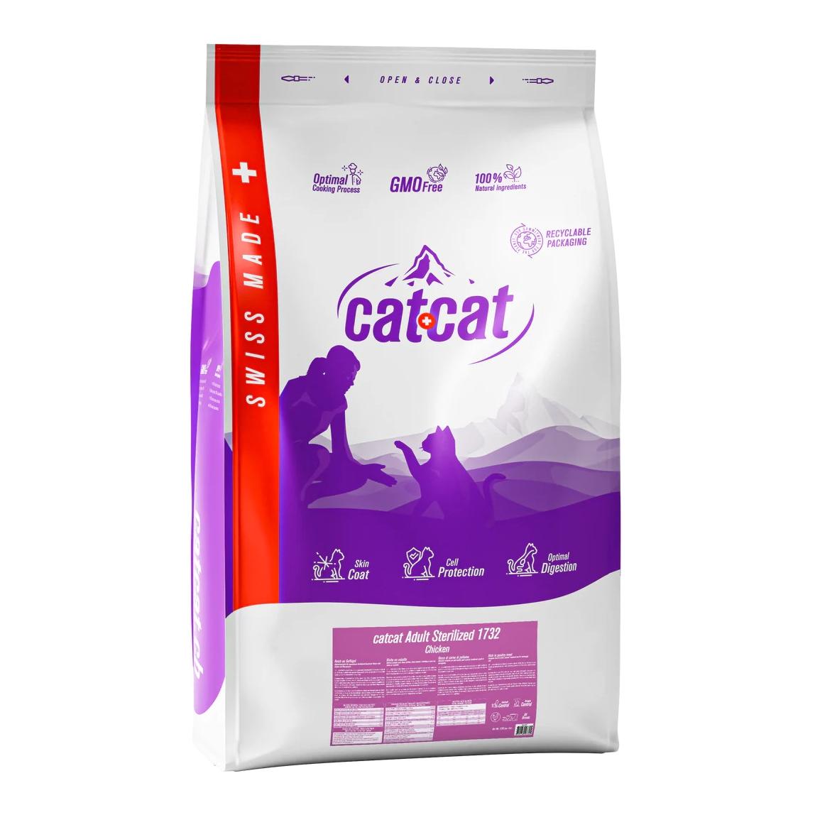 catcat Adult Stérilisé Poulet - Nourriture pour chats stérilisés
