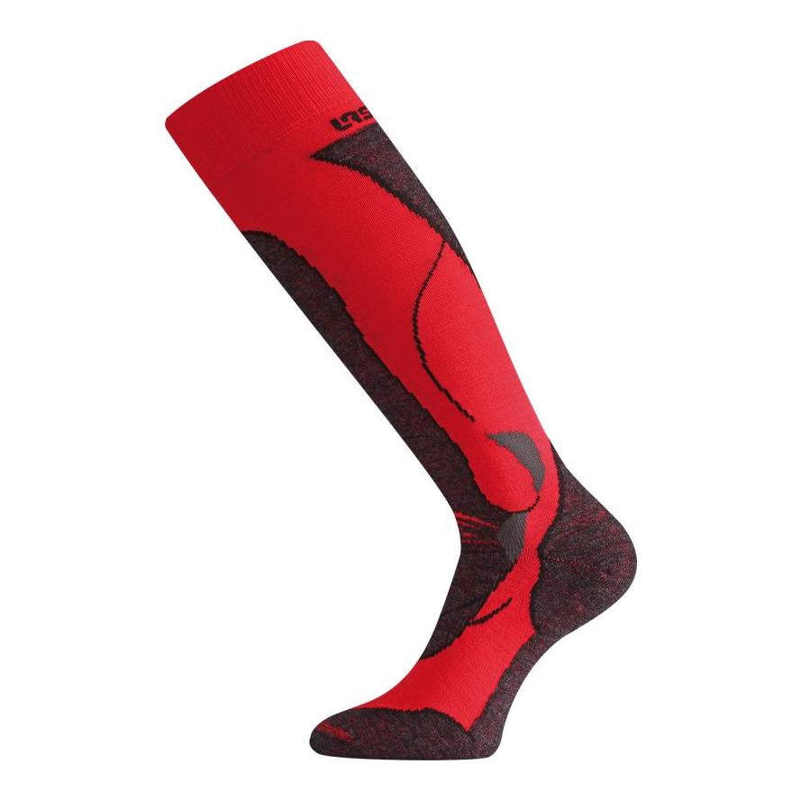 Chaussettes de ski mérinos STW - rouge